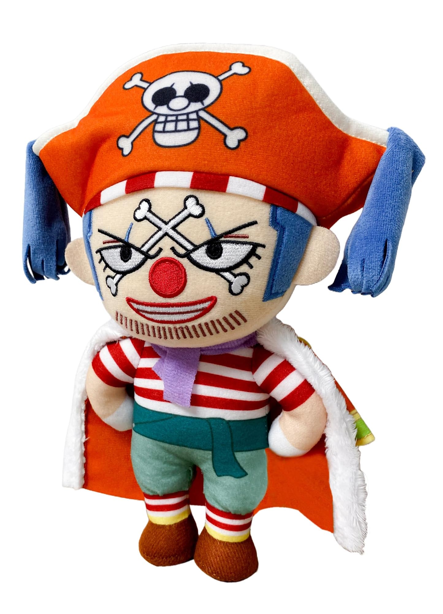Great Eastern Entertainment One Piece: Buggy The Clown (East Blue) Plush 8" H