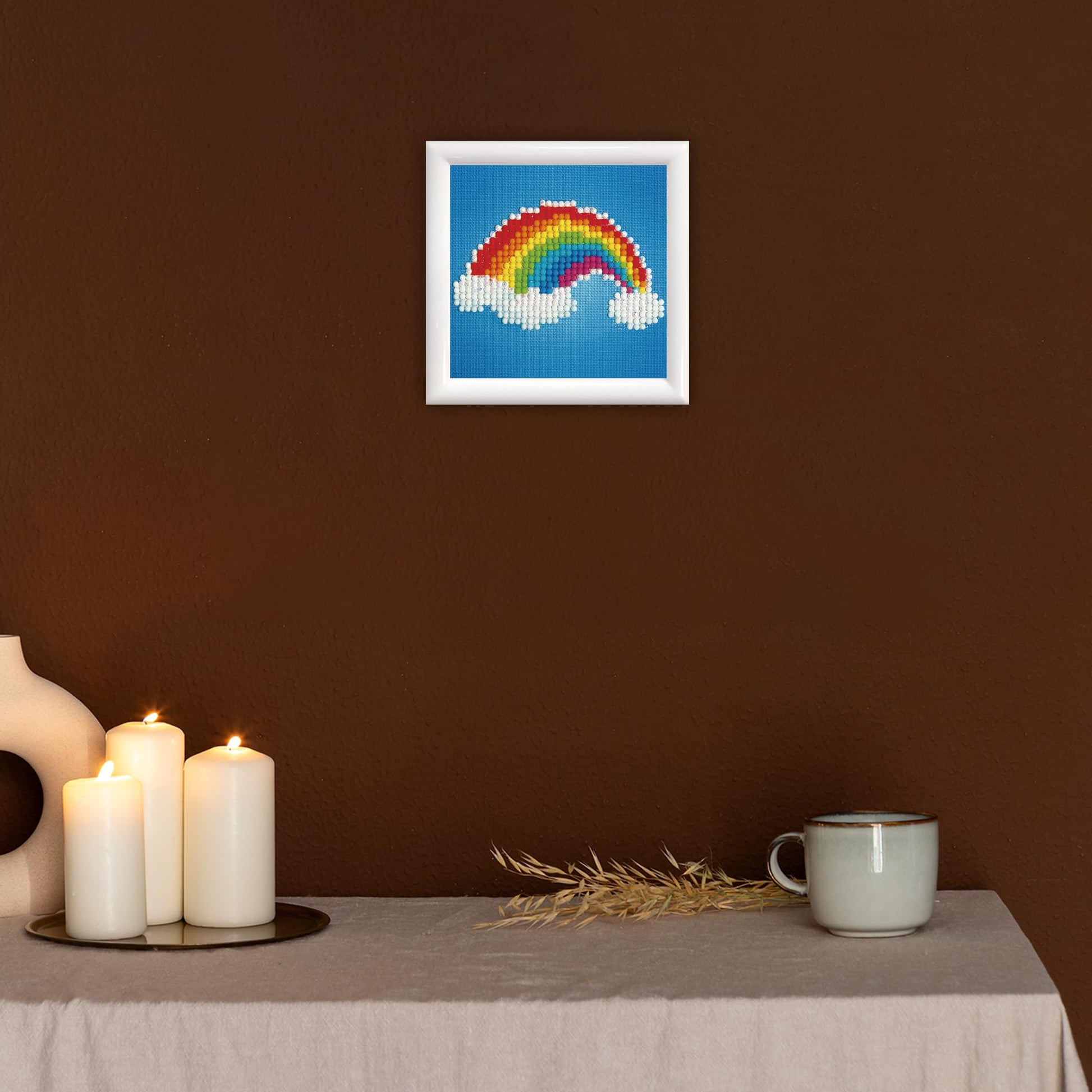 Ever Living Rainbow with Frame - 4.0" x 4.0"