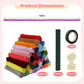 1300 Pcs Pipe Cleaners Craft Set, Chenille Stems in 13 Colors, 30 Flower Stalks, 2 Rolls Floral Tape, Pearl Stickers and Stamens, 11.8 in Bendable