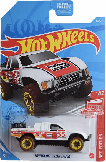 Hot Wheels Toyota Off Road Truck, [white] 4/250 Red Edition 1/12