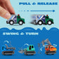 JOYIN 25 Pieces Pull Back Cars and Trucks Toy Vehicles Set for Toddlers, Girls and Boys Kids Play Set, Party Favors, School Gifts, Goodie Bags