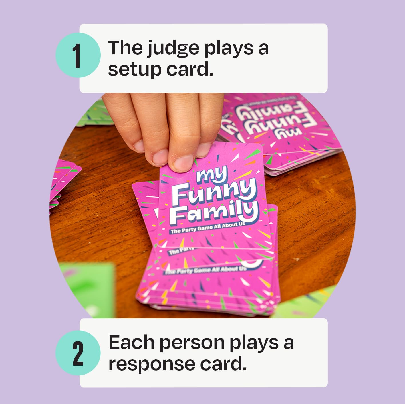 My Funny Family | Easy to Learn + Family Friendly Card Game | Ages 10+