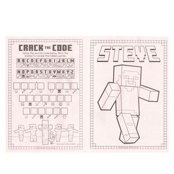 Minecraft Ultimate Coloring and Activity Book Set - Minecraft Coloring Bundle for Kids Coloring Pages, Mess Free Coloring, Stickers, More | Jumbo