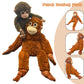 TQJOUJOU Punch Monkey Plush Toys, 2Pcs Baby Monkey & Orangutan Stuffed Animals, 26'' Cuddly Huggable Orangutan Plushies Doll, Gift for Kids and Adults