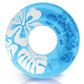 INTEX 59251EP Clear Tropical Inflatable Tube: Floral Graphic Design - 36" Diameter - 132lb Weight Capacity - One Tube - Color May Vary