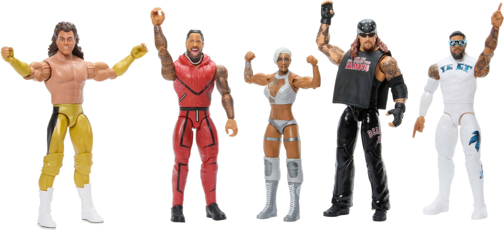 Mattel WWE Jey USO Action Figure, Main Event Series #161, 6-inch Collectible Superstar with 14 Articulation Points & Life-Like Look