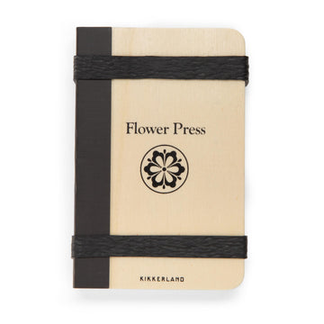 Kikkerland Field Flower Press - Pocket Journal for DIY Pressed & Preserved Flowers - Arts & Crafts Gift for Kids & Adults