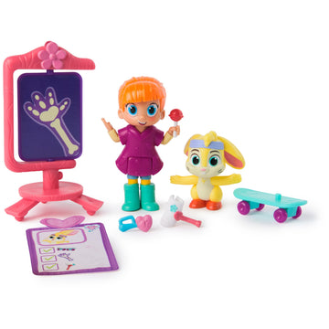 Vida the Vet Zag's Cast & Care Pack with Life & Zig Zag Action Figures & Doctor Kit Accessories, Kids Toys for Girls & Boys Ages 3 and Up, One Size