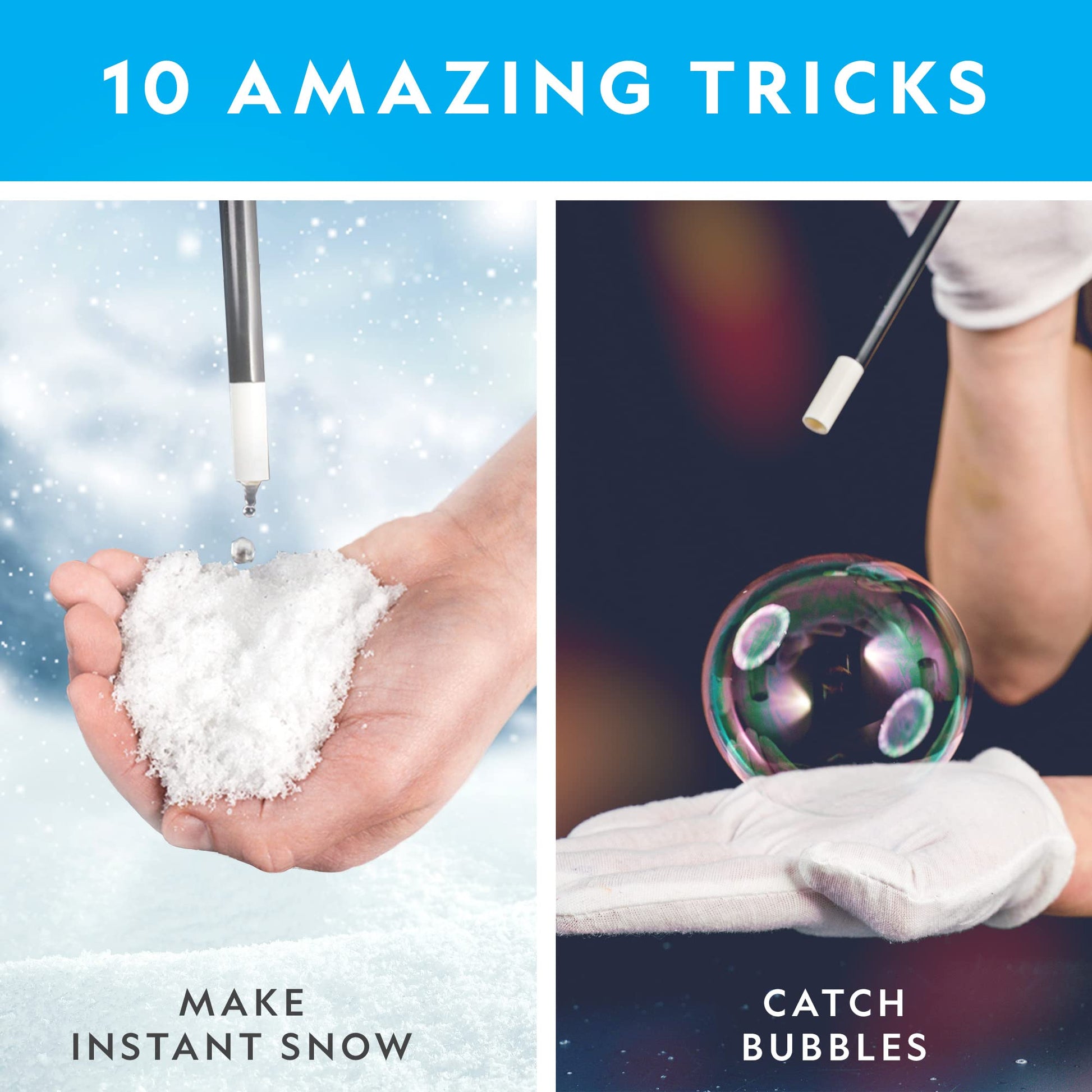 National Geographic Magic Chemistry Set with 10 Tricks for Kids Ages 8-12