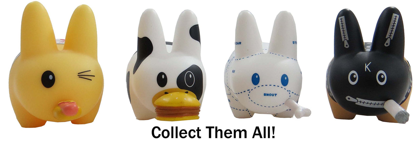 Frank Kozik Smorkin' Labbit Mad Cow Vinyl Toy 2.5 inch