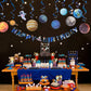 Easy Joy Solar System Hanging Swirl 12 Pieces Decorations Outer Space Party Planets Supplies Space Decorations Party Galaxy Room Decor