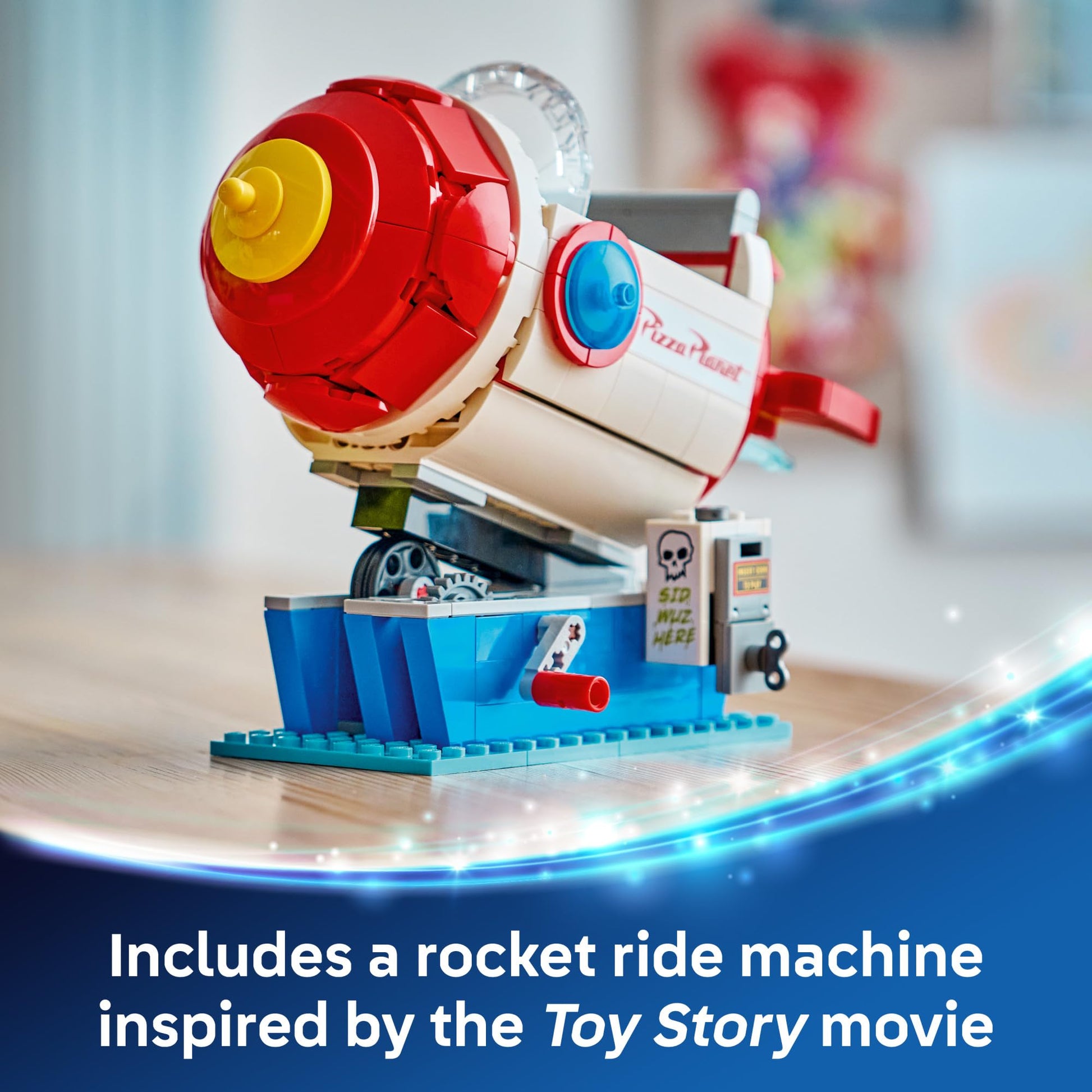 LEGO Disney and Pixar Toy Story Alien with Pizza Planet Rocket Ride - Building Toy for Girls & Boys, Ages 9+ - Disney Gift Idea - Kids Bedroom Decor