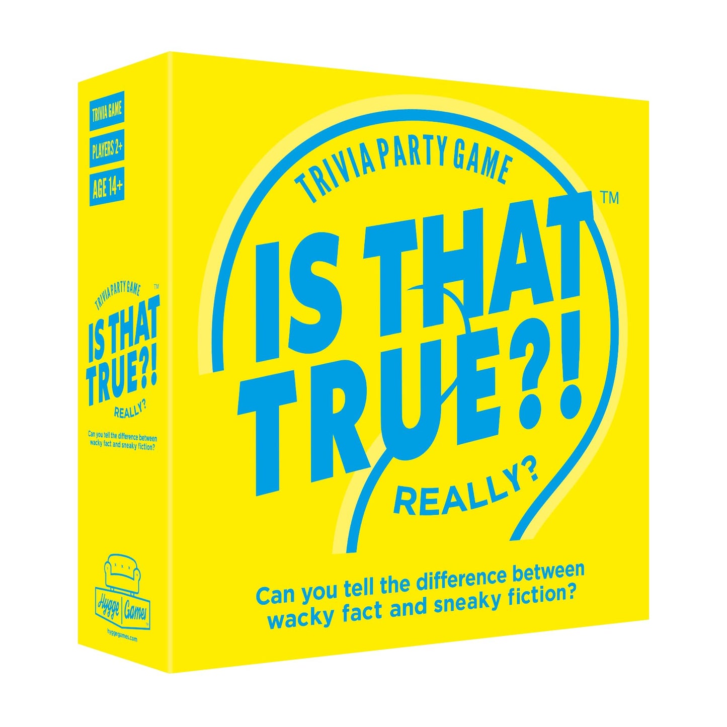 Hygge Games, is That True?! - Can You Tell The Difference Between Wacky fact and Sneaky Fiction? - Trivia Party Game
