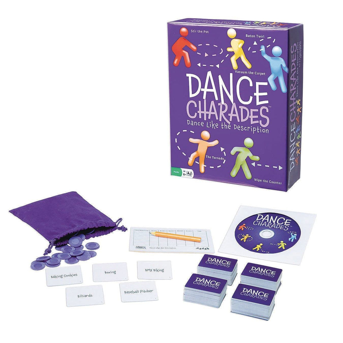 Dance Charades Game: Can Be Played with Included CD, Alexa Skills or Google Assistant