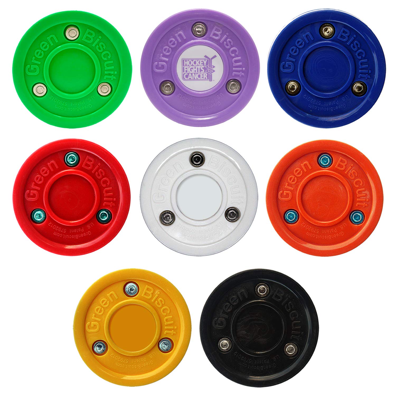 Green Biscuit 8 Pack Colored Passers with Free Sticker