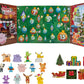 Pokémon PKW2689 Holiday Calendar-Features 16 2-Inch Battle Figures with Special Finish and Eight Unique Accessories, Multi, 43 x 7 x 12 Centimeters