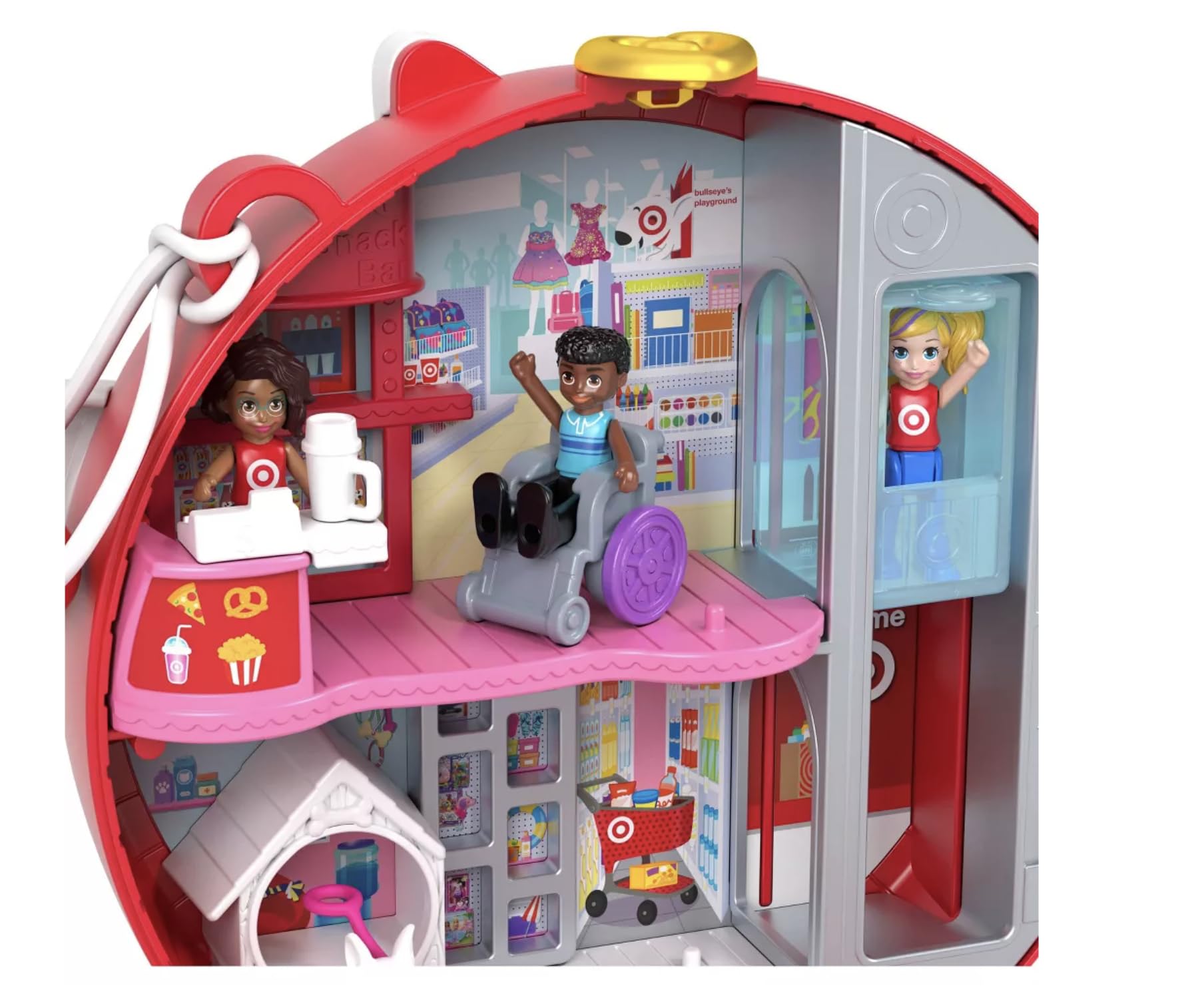 Target Polly Exclusive Playset with Bullseye Figure and Accessories