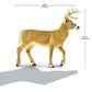 Safari Ltd. Whitetail Buck Figurine - Realistic 7.25" Wildlife Figure - Educational Toy for Boys, Girls, & Kids Ages 1+