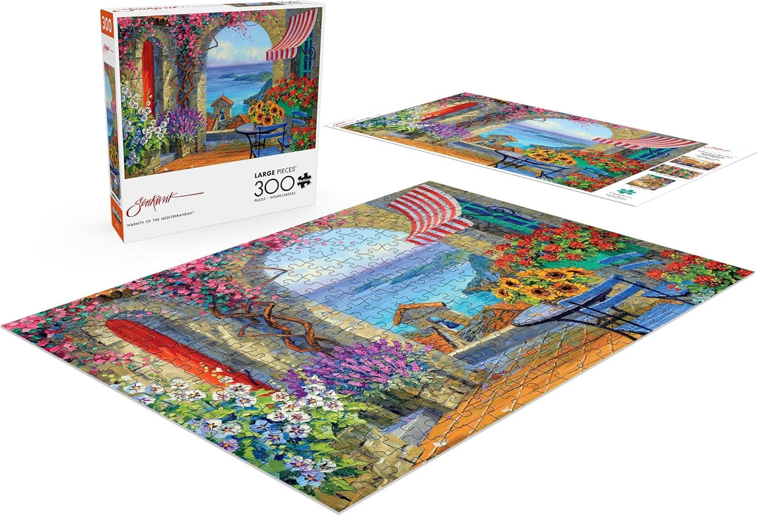 Buffalo Games - Warmth of the Mediterranean - 300 Piece Puzzle for Adults
