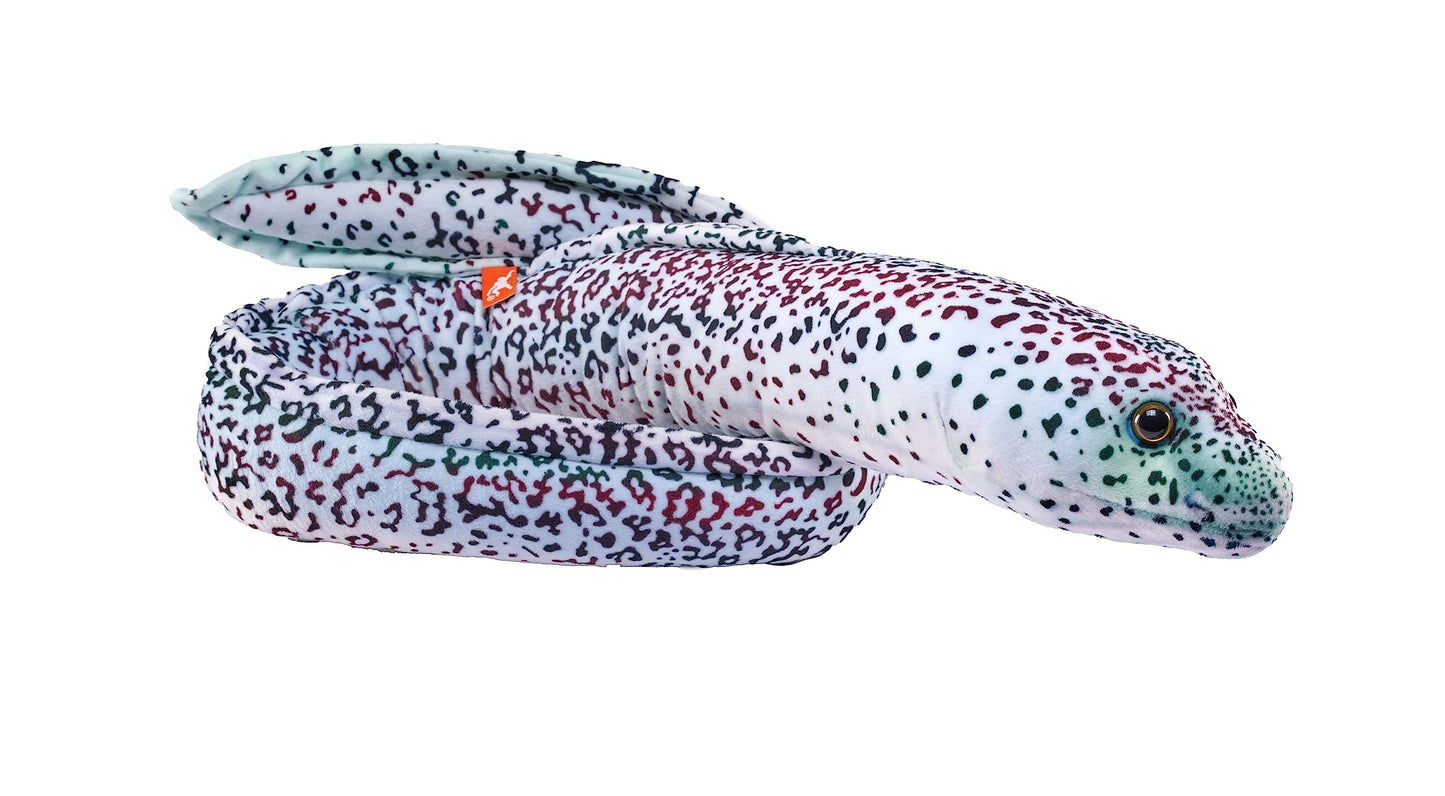 Wild Republic Sea Snakes Peppered Moray EEL Stuffed Animal - 54"