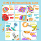 GZSDLL Montessori Busy Cube for Toddlers,Car Travel Toys Busy Board Activity Cube,Kids Educational Birthday Gifts Sensory Baby Toys 18+ Months