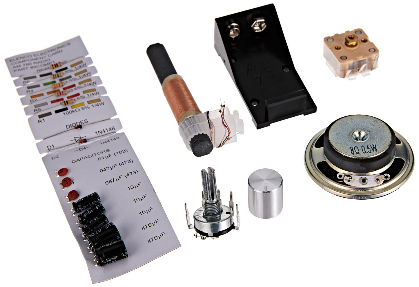 Elenco Two IC AM Radio Kit | Solder | Great STEM Project | SOLDERING REQUIRED