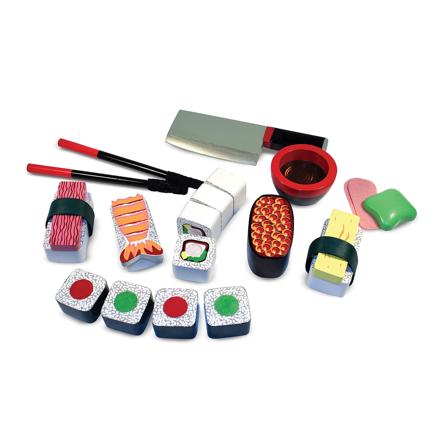 Melissa & Doug, Play Set Wooden Sushi Slicing