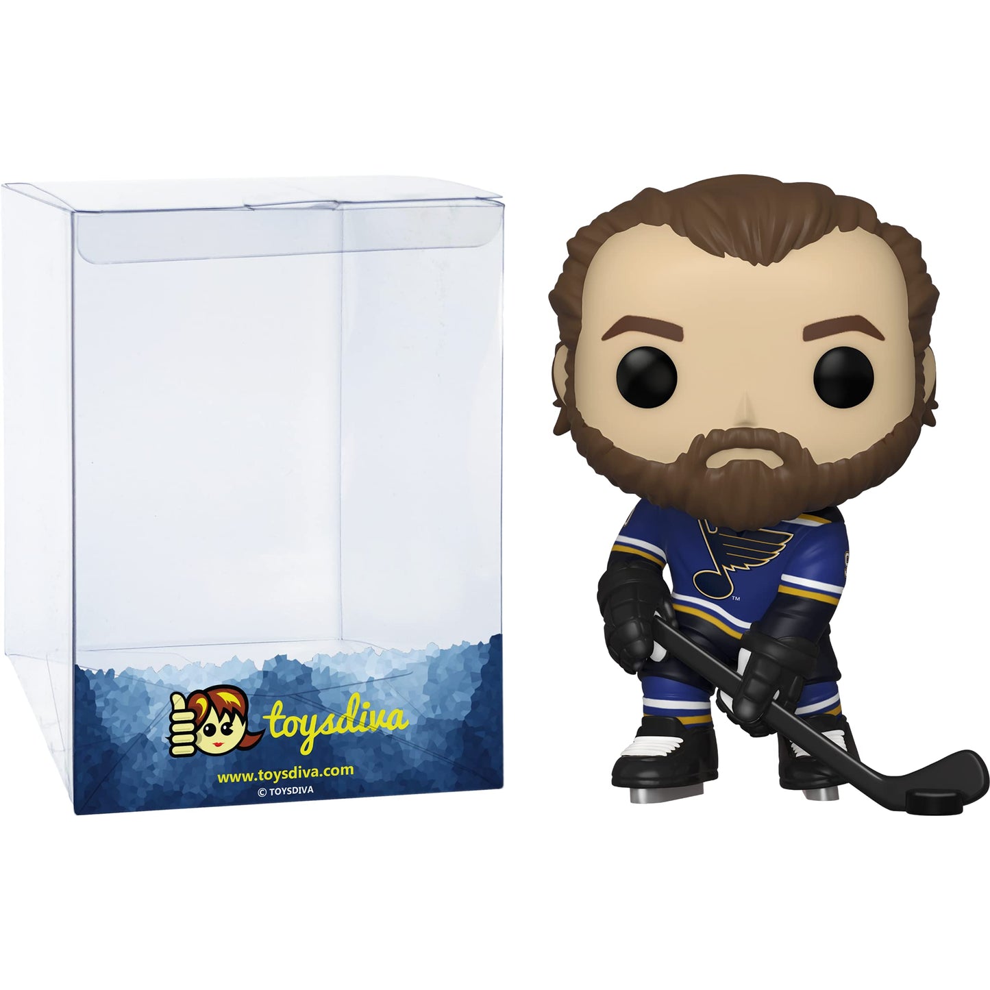 Funko R y a n O'Reily: P o p ! Hockey Vinyl Figurine Bundle with 1 Compatible 'ToysDiva' Graphic Protector (064-50828 - B)