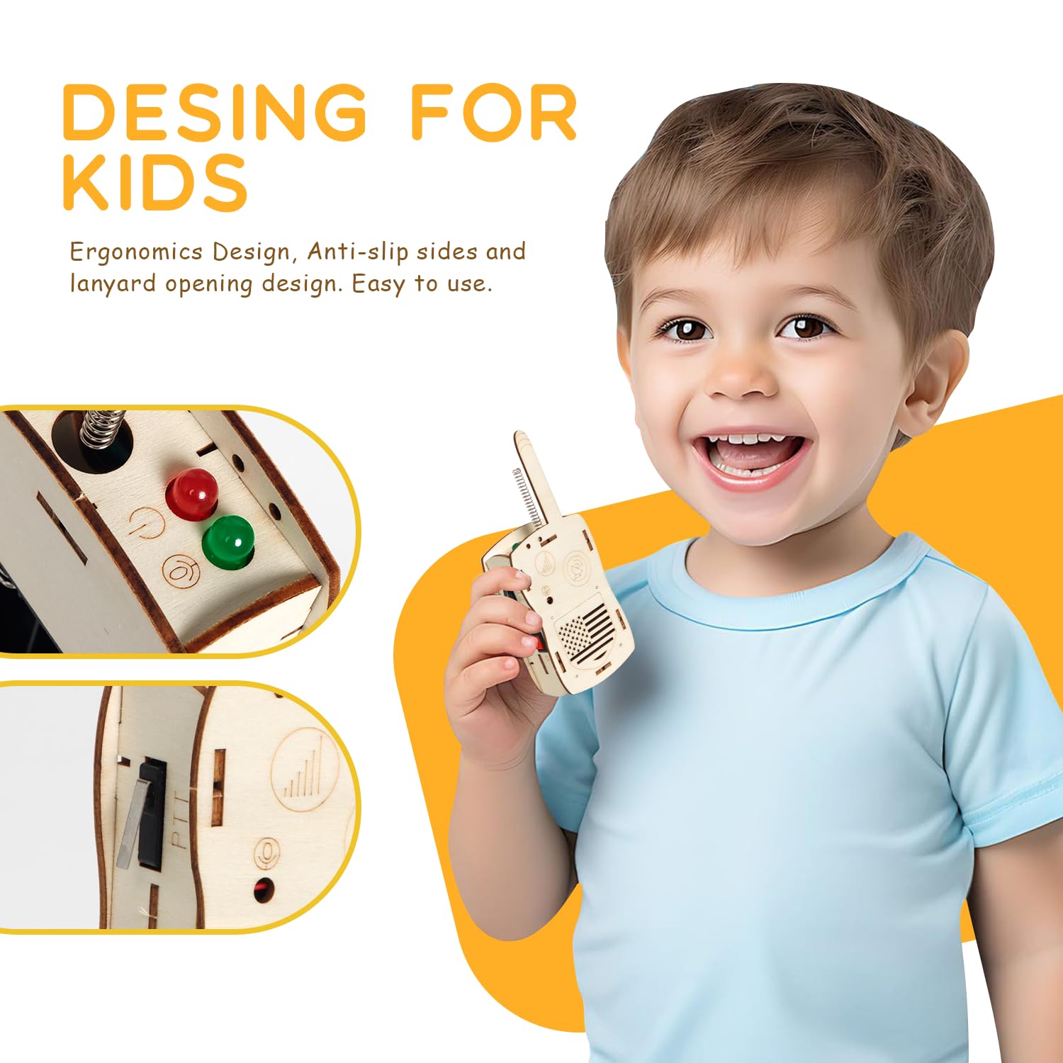 STEM Toys Science Kids Walkie Talkies for 6 7 8 9 10 11 12 13 14+ Years Old Boys Girl Teens Gift Ideas DIY Birthday Gifts Building Crafts Kit