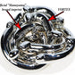 Vortex Hanayama Puzzle, Level 6 Difficulty, Bonus RED Velveteen Pouch, Bundled Items