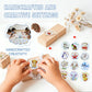 Reward Stickers 3 Rolls 1500 PCS for Students, Fun Colorful Animal Designs Stickers for Teachers, School, Party, Homework Rewards, Gifts, Classroom