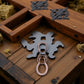 2Pcs God Lock Puzzle Metal Ring Solution Intellectual Deduction Unlock Puzzle Brain Tease Unlock Horseshoe Buckle Gift