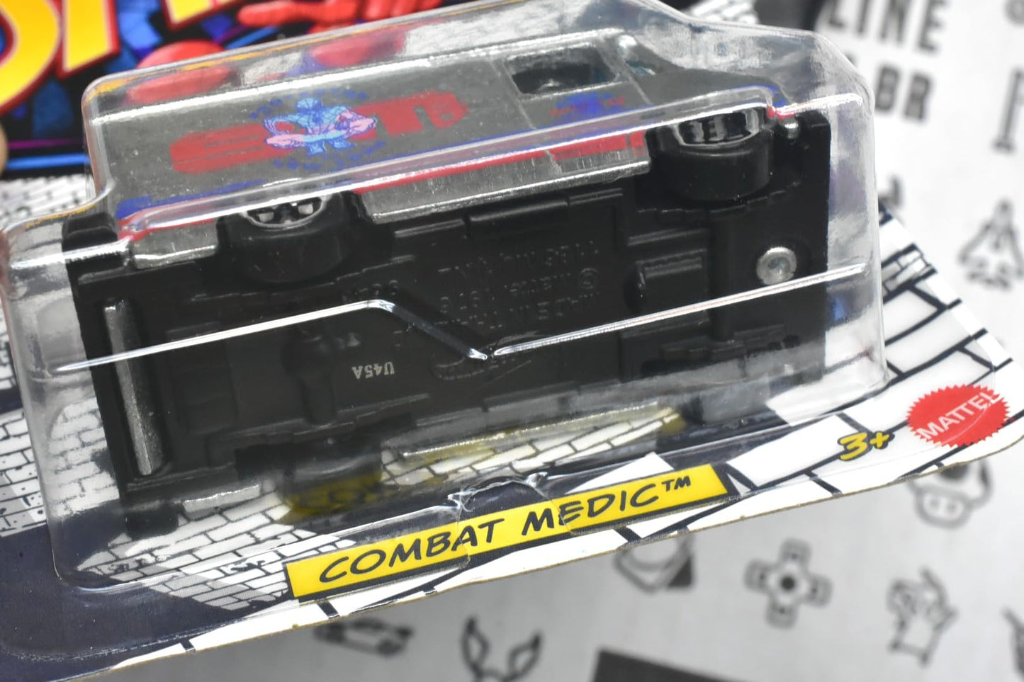 Hot Wheels Silver Series Spider Man Combat Medic [Silver] 5/5, 1:64 Scale Diecast Toy Vehicle