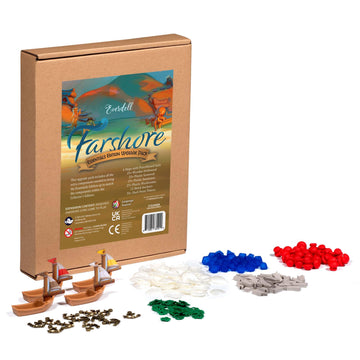 Starling Games Everdell Farshore Essentials Edition Upgrade Pack | Deluxe Resource Tokens & Solo Variant Expansion, Compatible with Farshore Board