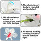 OSQI Interactive Remote Control Chameleon Simulation Toy for Kids - 2.4GHz RC Reptile with 5 Sound Effects, 12 Color Lights, Extending Tongue &