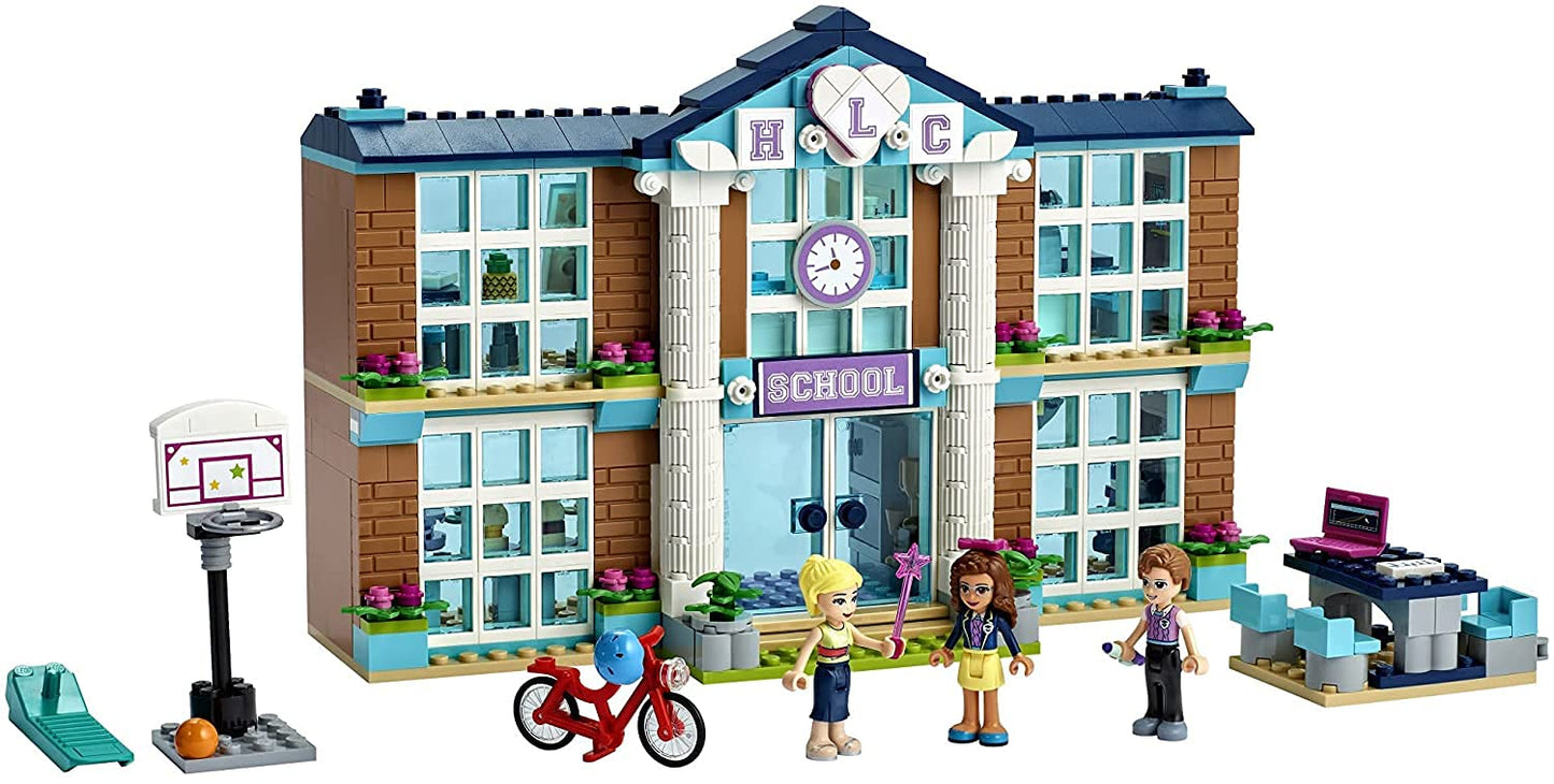LEGO Friends Heartlake City School 41682 Building Kit; Pretend School Toy Fires Kids’ Imaginations and Creative Play; New 2021 (605 Pieces)