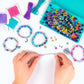 Fashion Angels Galaxy Bead Super Bracelet Making Activity Kit, Over 2,000 Beads, Organizer Keeper Case, Comes with Alphabet Beads, Pearlescent