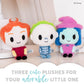 Kids Preferred Disney Baby Nightmare Before Christmas 3 Pack - Lock, Shock, & Barrel Stuffed Animal Plush Toy Set - Great for Babies and Toddlers