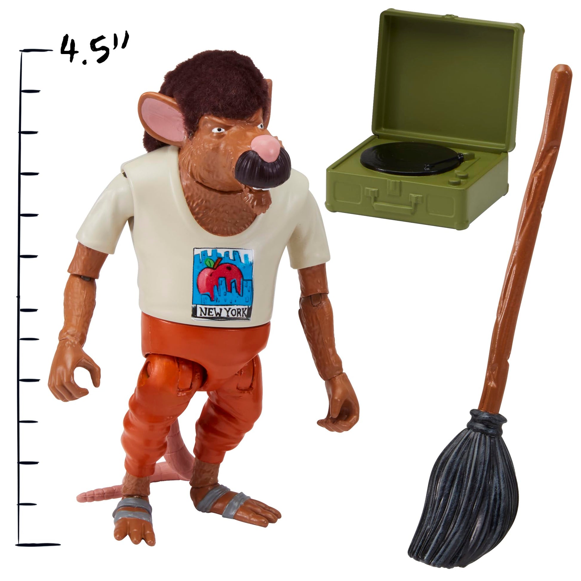 Teenage Mutant Ninja Turtles: Mutant Mayhem 4” Young Splinter Basic Action Figure by Playmates Toys