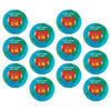 Fun Express Inflatable God Loves The World Globes, 12 Pack, 10 Inch