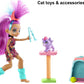 Cave Club Purr-FECT Pet Adventure Playset with Roaralai Doll (8 - 10-inch, Purple Hair), Pet, Cat Condo and Storytelling Pieces, Gift for 4 Year Olds