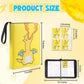 Premium Collectible Trading Card Albums?Card Binder Fits 400 Cards with 50 Removable Sleeves?Display Game Card Case book Holder, Fire Dragon Themes