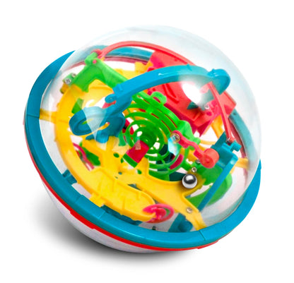 Carlerait 3D Maze Ball, 6.3in Interactive Puzzle Ball with 118 Obstacles