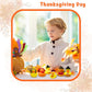 4E's Novelty Thanksgiving Rubber Duckies (24 Pack) Thanksgiving Themed Rubber Ducks Bulk Turkey & Pilgrim Ducks, Thanksgiving Party Favors Supplies