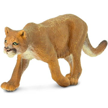 Safari Ltd. Mountain Lion Figurine - Realistic 5.5" Hand-Painted Wildlife Figure - Educational Toy for Boys, Girls & Kids Ages 3+