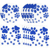 40PCS Blue Paw Print Party Supplies Dog Themed Birthday decorations Disposable Tableware Including Plates Napkins for Dog Birthday Baby Shower Pet