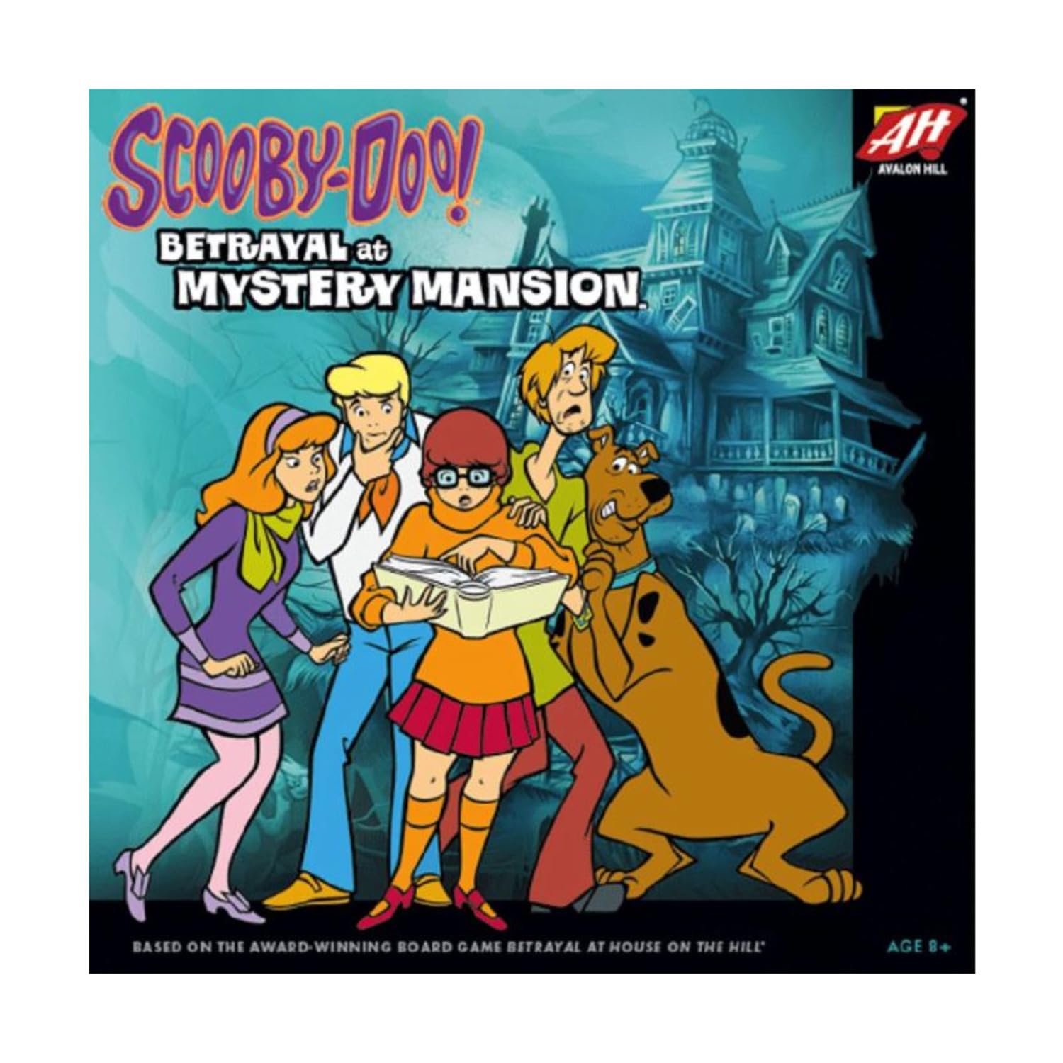 Hasbro Gaming Avalon Hill Scooby Doo in Betrayal at Mystery Mansion | Official Betrayal at House on The Hill Board Game | Ages 8+ Black