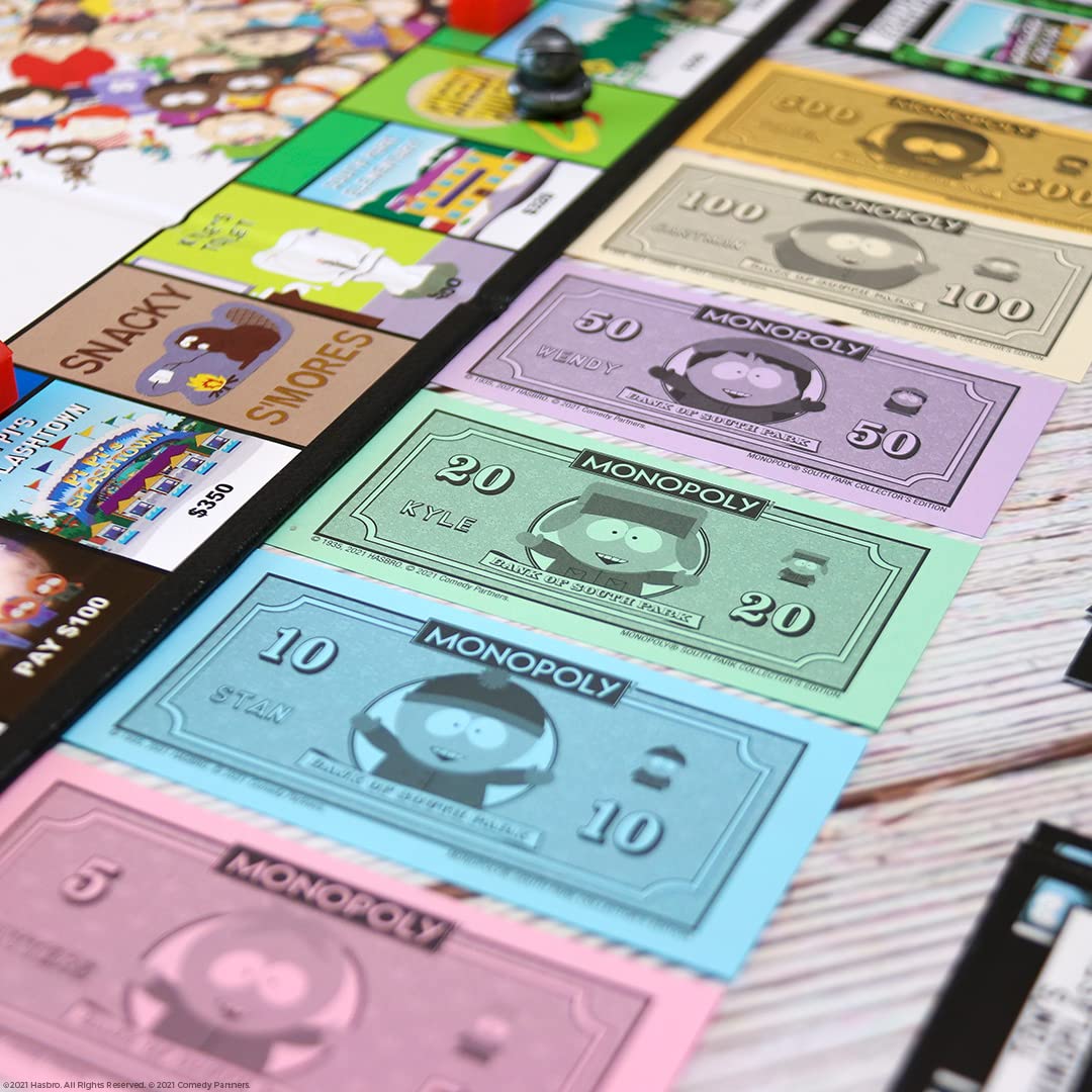 Monopoly South Park | Based on Comedy Central South Park Show | Featuring Familiar Locations, Episodes, and Characters | Officially-Licensed