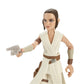 STAR WARS Galaxy of Adventures The Rise of Skywalker Rey 5'-Scale Action Figure Toy with Fun Lightsaber Action Move