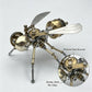 3D Metal Puzzle Mechanical Model Kit Steampunk Bee Insect 140+ Parts No Glue Build Premium Desktop Decor Christmas & Birthday Gift for Adults